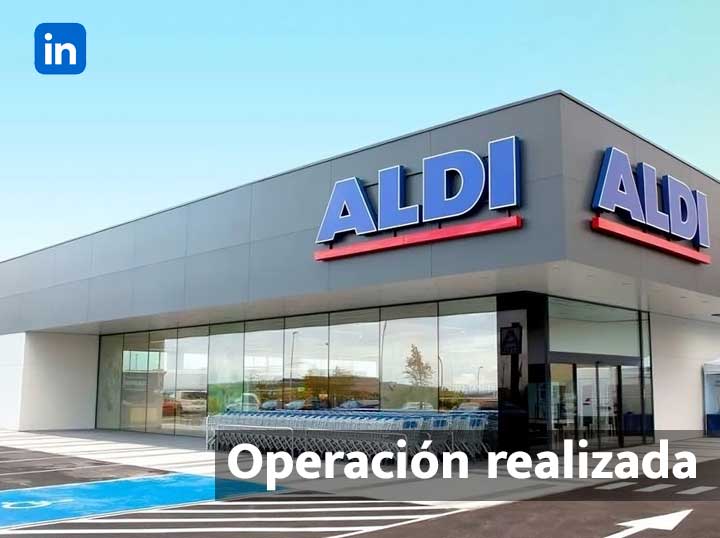 GTI Zaragoza: Venta parcela Supermercados ALDI